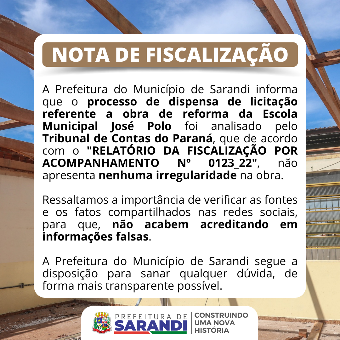 Nota de Fiscalização